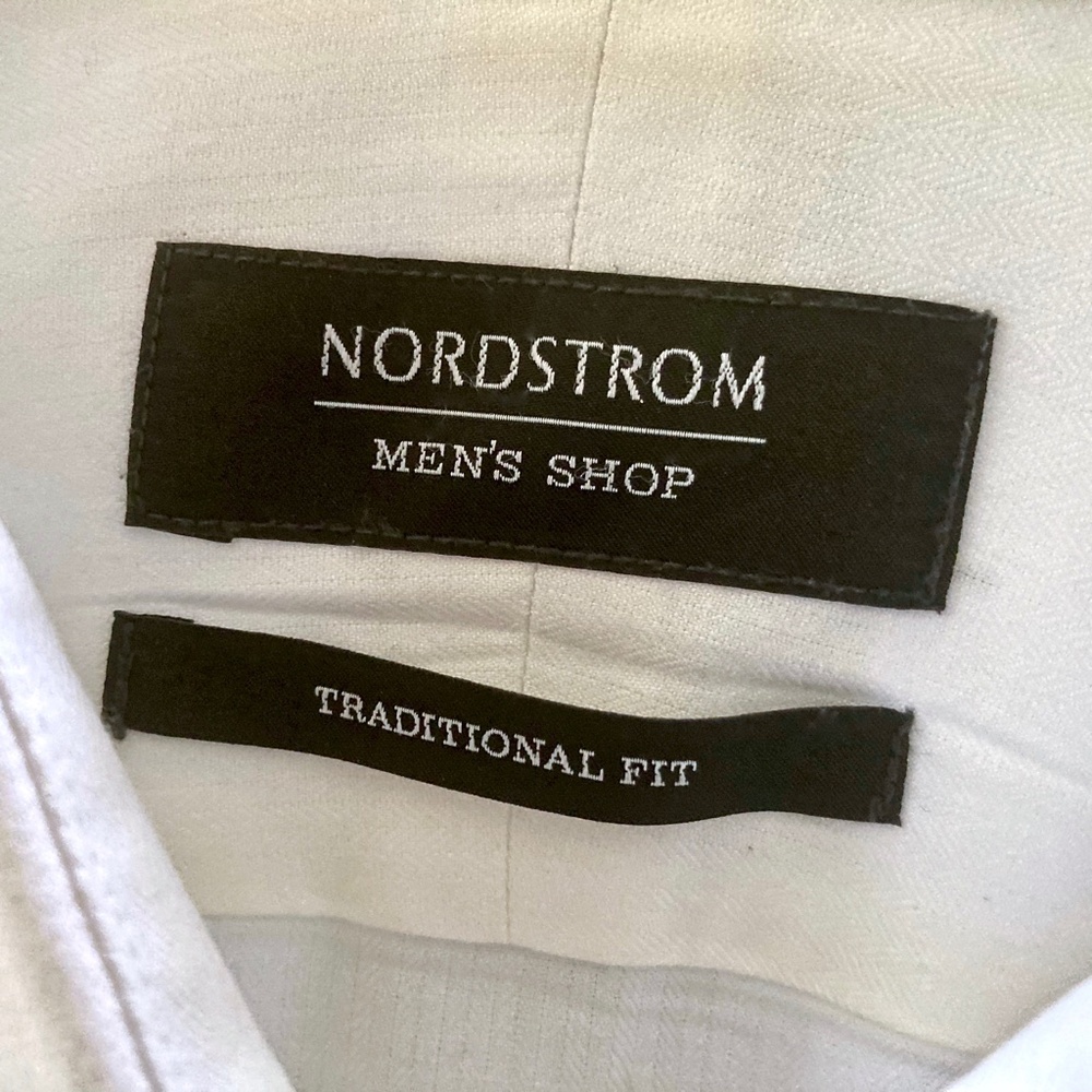Nordstrom Men's Traditional Fit White Dress Shirt